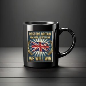 Restore Britain Patriotic Union Jack Mug