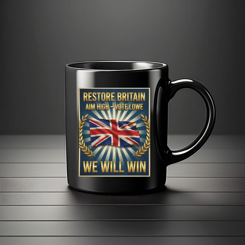 Restore Britain Patriotic Union Jack Mug