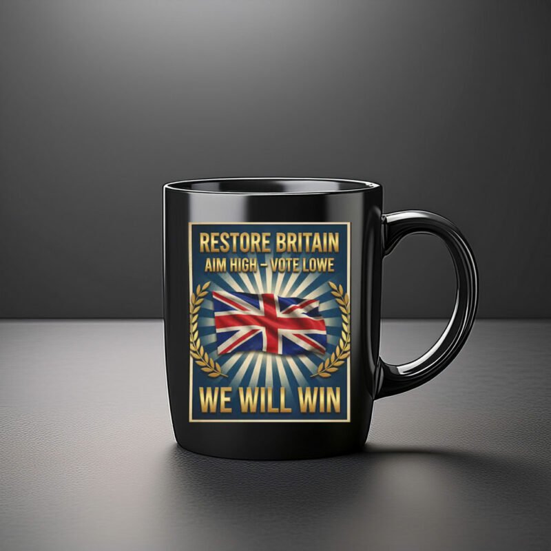 Restore Britain Patriotic Union Jack Mug