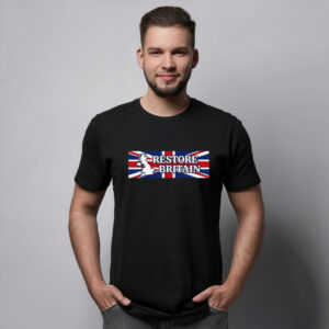 Restore Britain Rupert Lowe Politics Patriot British Pride Tee