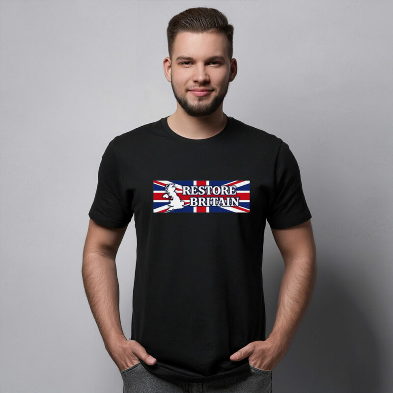 Restore Britain Rupert Lowe Politics Patriot British Pride Tee