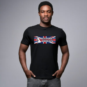 Restore Britain Rupert Lowe Politics Patriot British Pride Tee