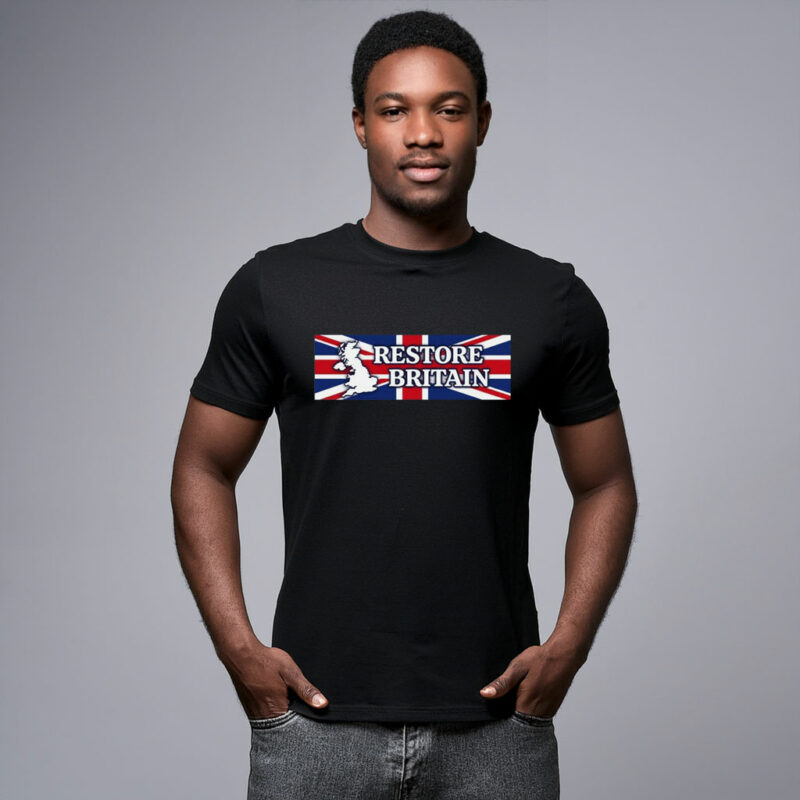 Restore Britain Rupert Lowe Politics Patriot British Pride Tee