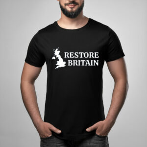 Restore Britain Stylish UK Pride Graphic Tee