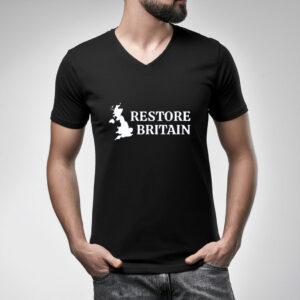 Restore Britain Stylish UK Pride Graphic Tee