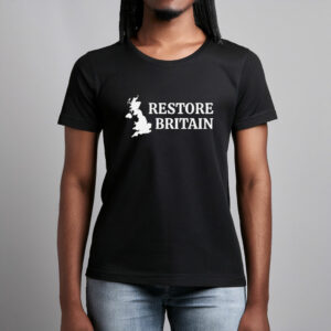 Restore Britain T-Shirt Politics Patriot British Pride Tee