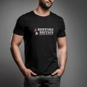 Restore Britain T-Shirt – Aim High Vote Lowe Cotton Shirt
