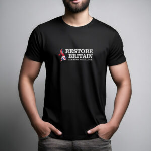 Restore Britain T-Shirt – Aim High Vote Lowe Cotton Shirt