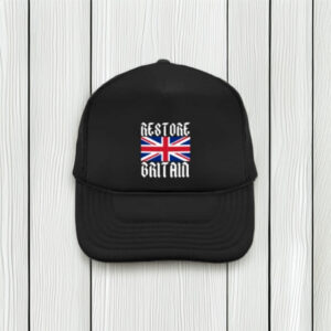 Restore Britain UK Flag Embroidered Hat Patriot Cap
