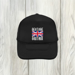 Restore Britain UK Flag Embroidered Hat Patriot Cap