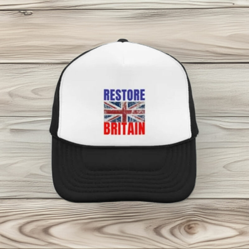 Restore Britain UK Flag Two-Tone Embroidered Hat