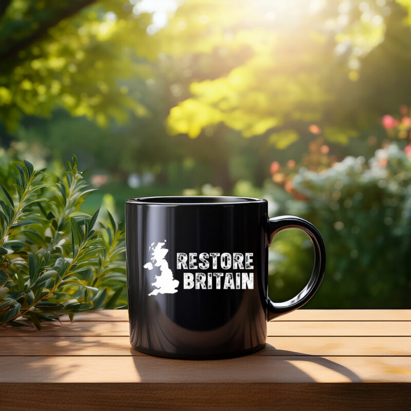 Restore Britain UK Map British Mug
