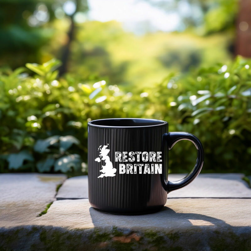 Restore Britain UK Map British Mug