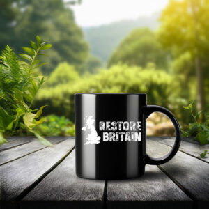 Restore Britain UK Map British Mug