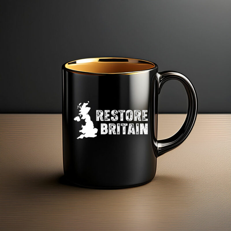 Restore Britain UK Map British Pride Mug
