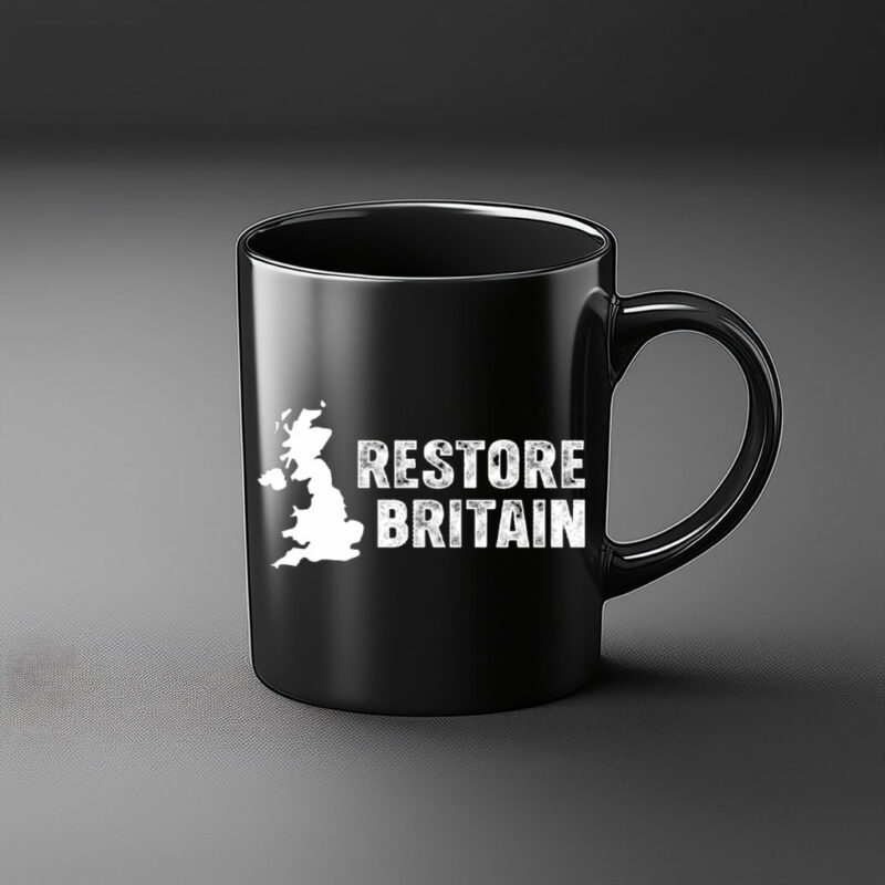 Restore Britain UK Map British Pride Mug