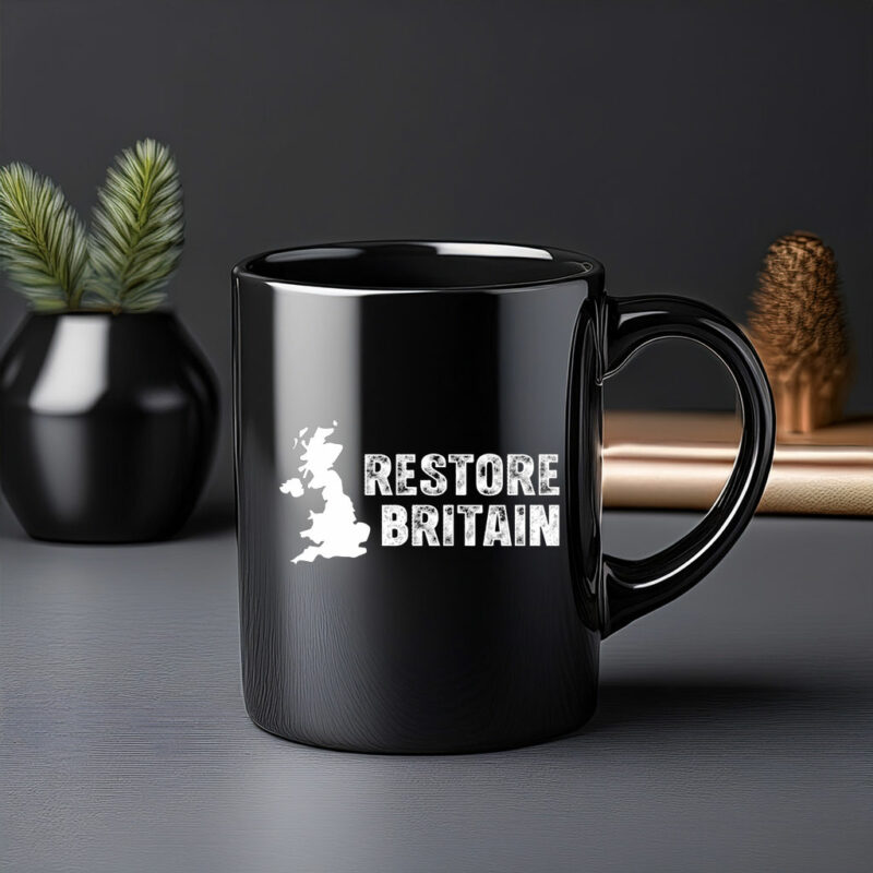 Restore Britain UK Map British Pride Mug