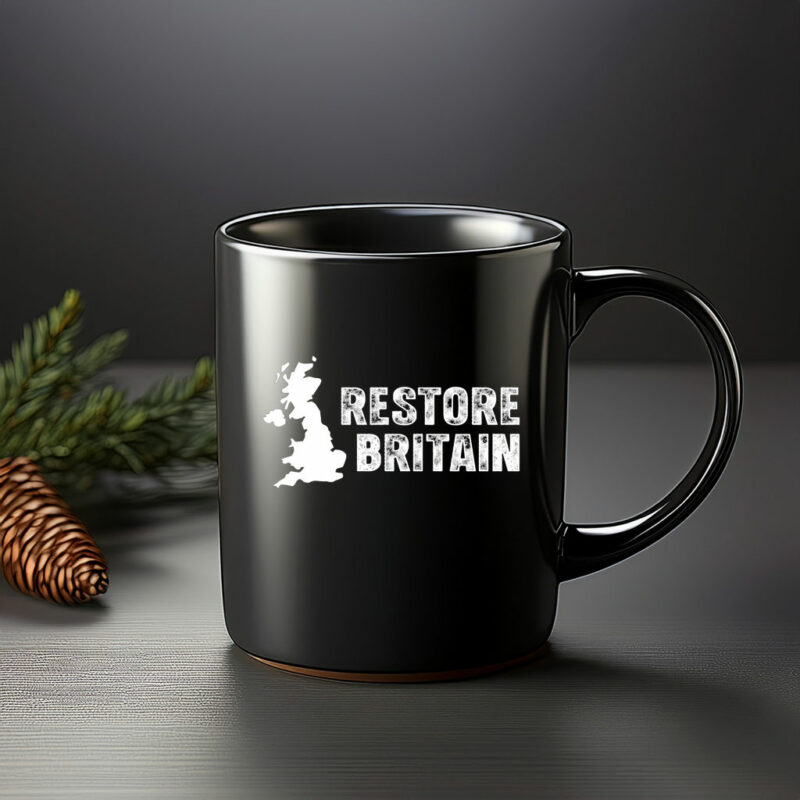 Restore Britain UK Map British Pride Mug