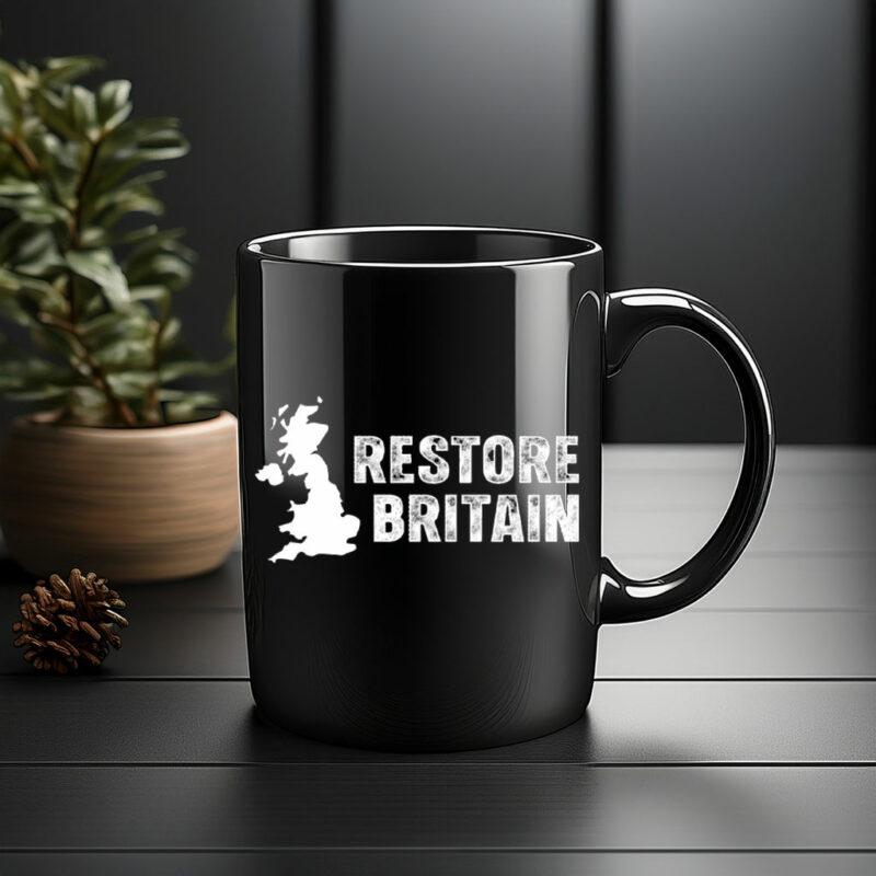 Restore Britain UK Map British Pride Mug