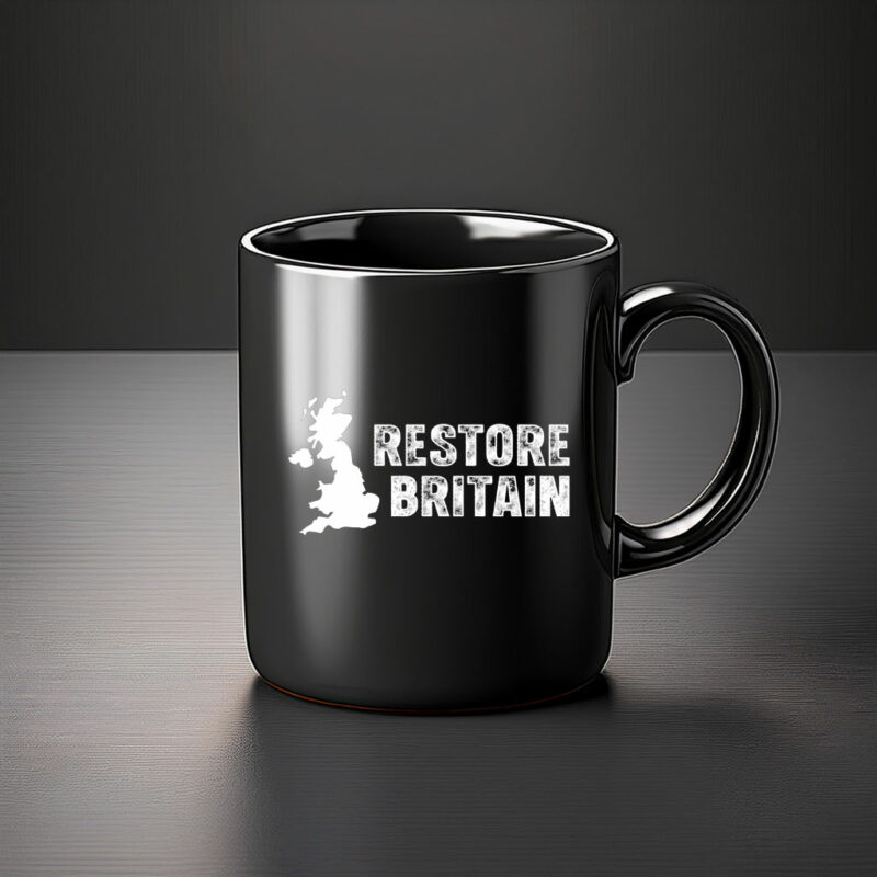 Restore Britain UK Map British Pride Mug