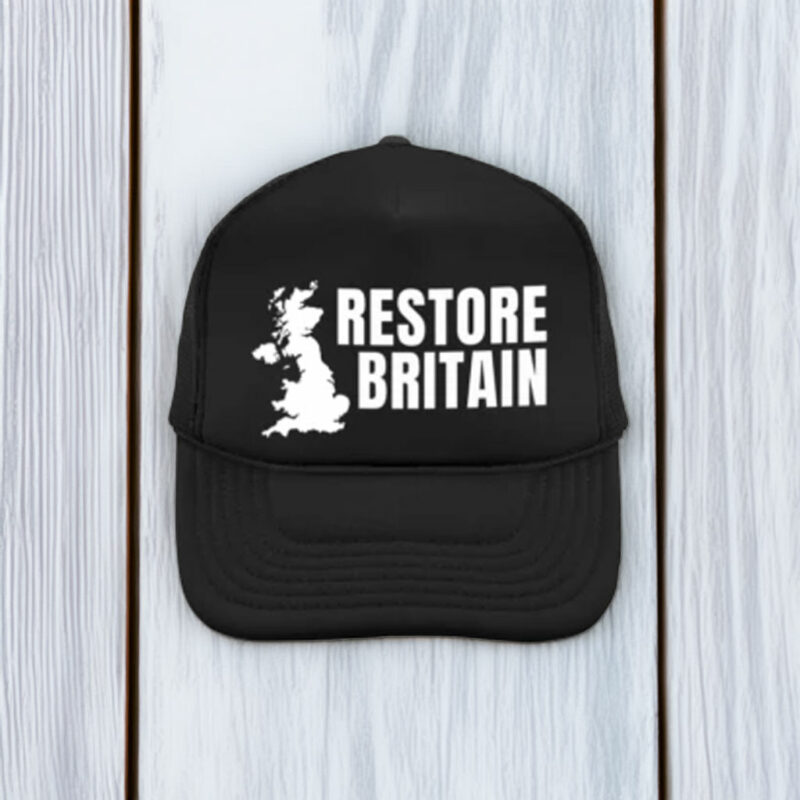 Restore Britain UK Map Embroidered Hat Political Cap