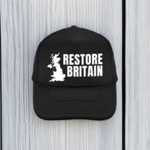 Restore Britain UK Map Embroidered Hat Political Cap