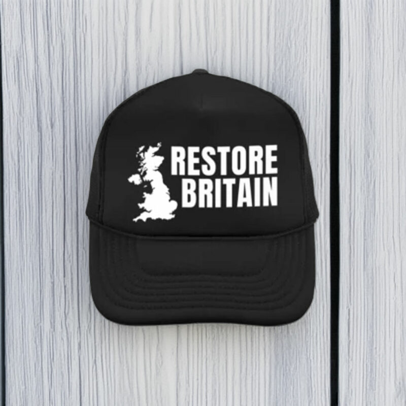 Restore Britain UK Map Embroidered Hat Political Cap