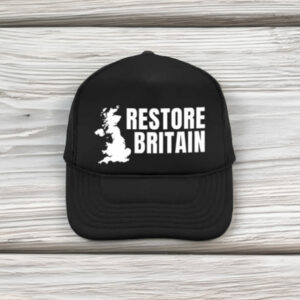 Restore Britain UK Map Embroidered Hat Political Cap