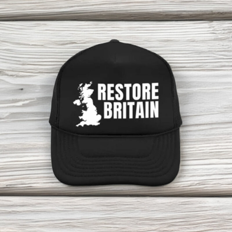 Restore Britain UK Map Embroidered Hat Political Cap