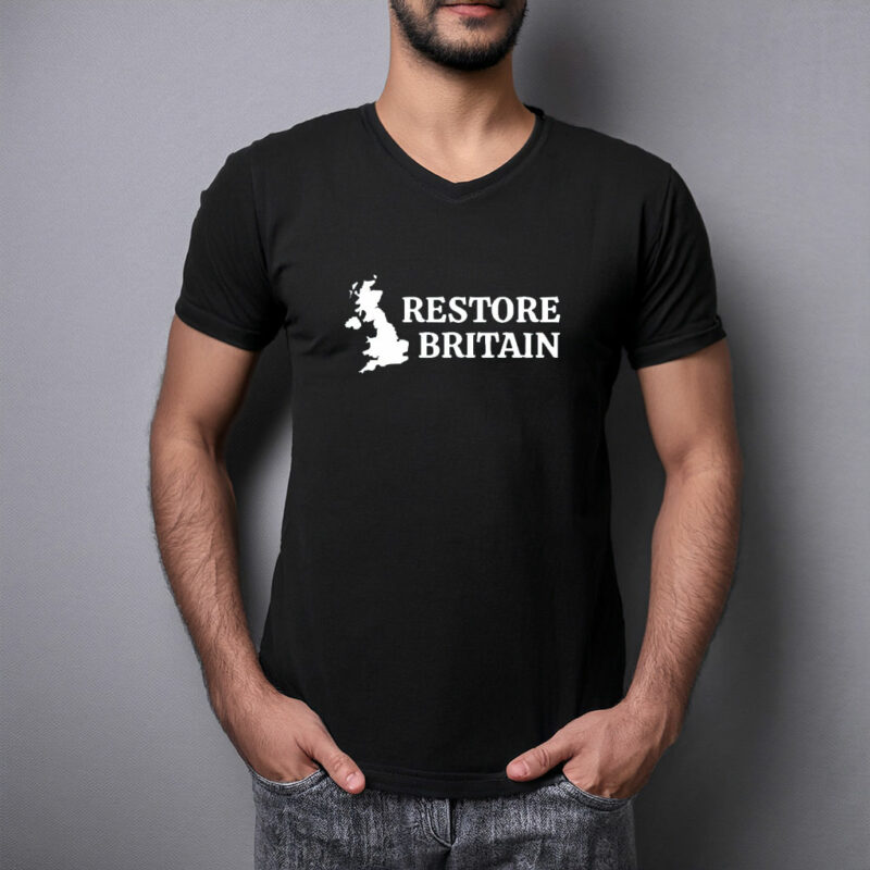 Restore Britain UK Map T-Shirt