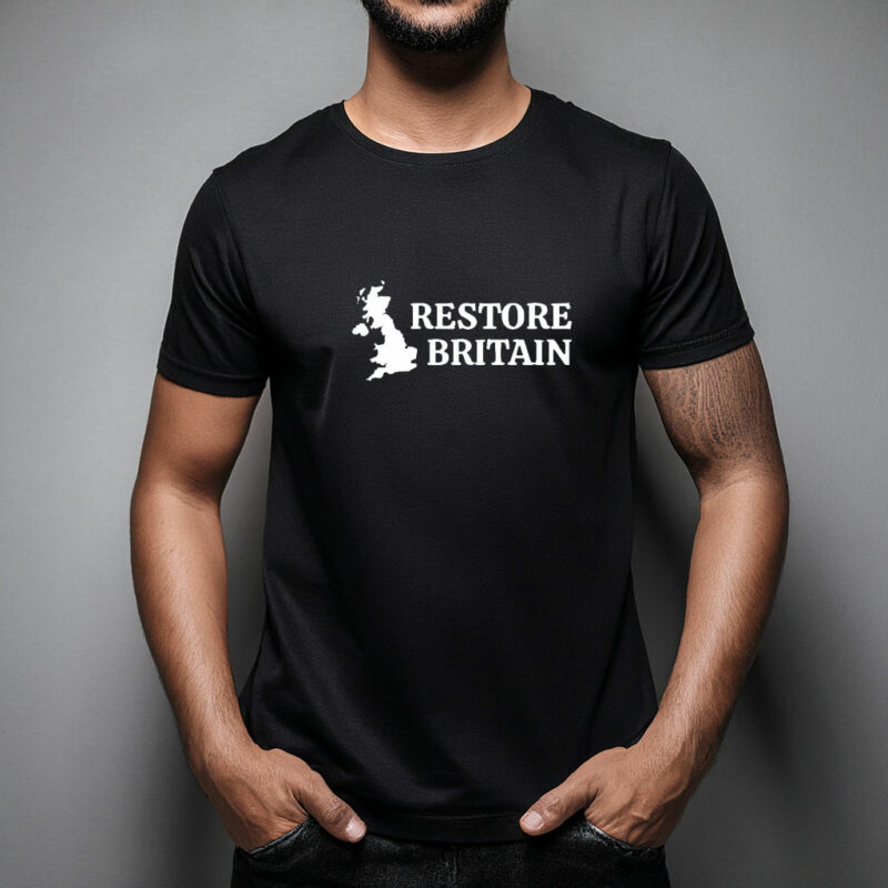 Restore Britain UK Map T-Shirt