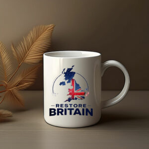 Restore Britain UK Slogan Graphic Mug