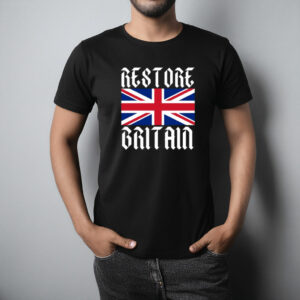 Restore Britain Union Jack Gothic T-Shirt