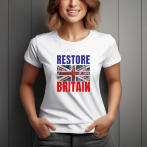 Restore Britain Union Jack Graphic T-Shirt