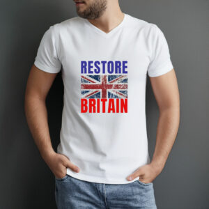 Restore Britain Union Jack Graphic T-Shirt