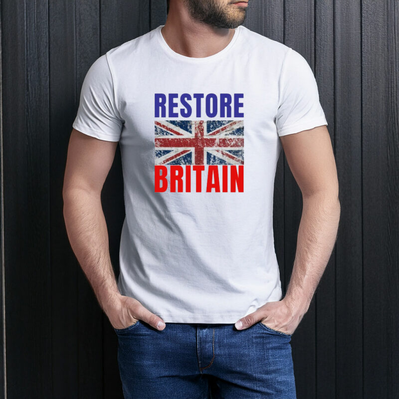 Restore Britain Union Jack Graphic T-Shirt