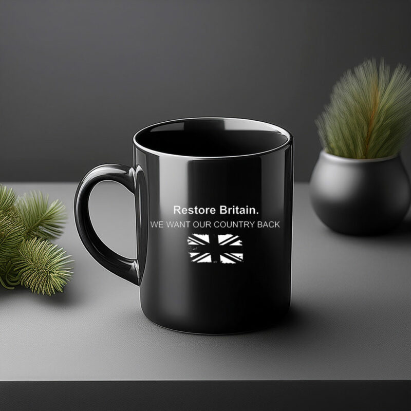 Restore Britain Union Jack Statement Mug