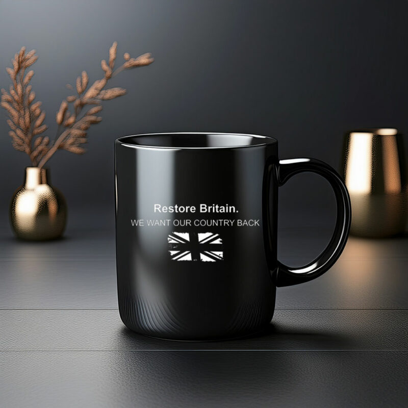 Restore Britain Union Jack Statement Mug