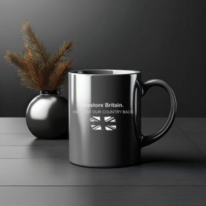 Restore Britain Union Jack Statement Mug
