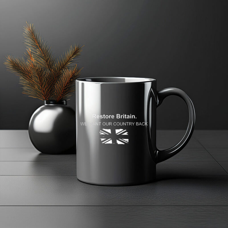 Restore Britain Union Jack Statement Mug