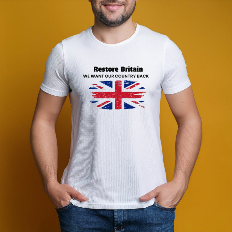 Restore Britain Union Jack T-Shirt