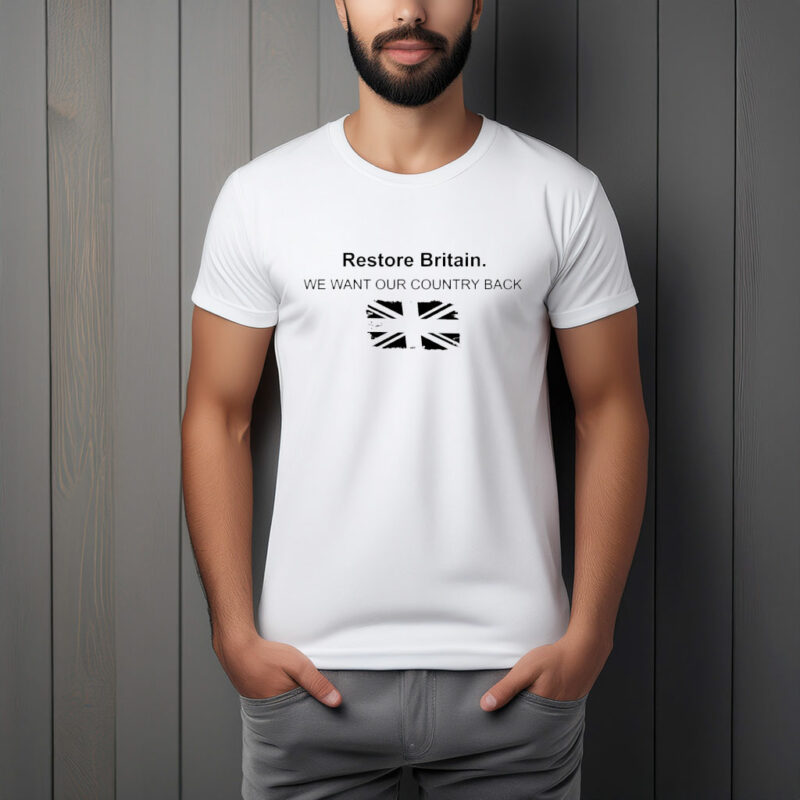 Restore Britain Union Jack T-Shirt