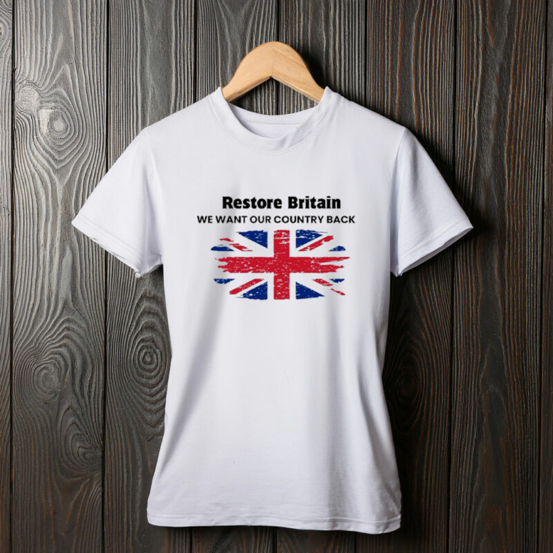 Restore Britain Union Jack T-Shirt
