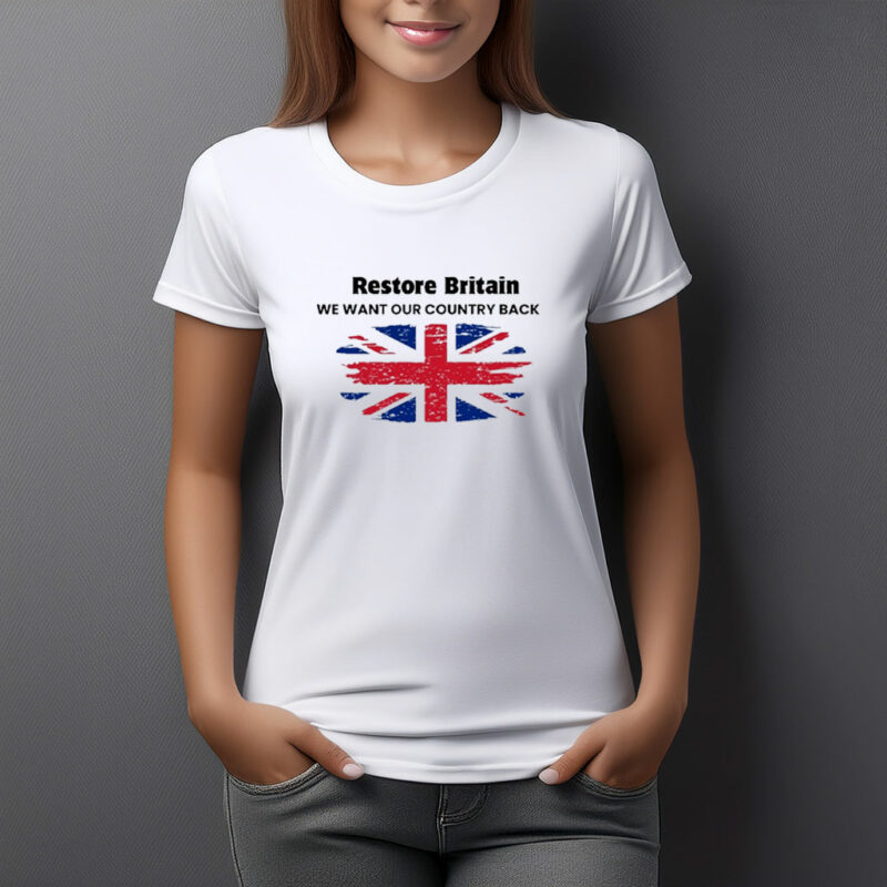 Restore Britain Union Jack T-Shirt