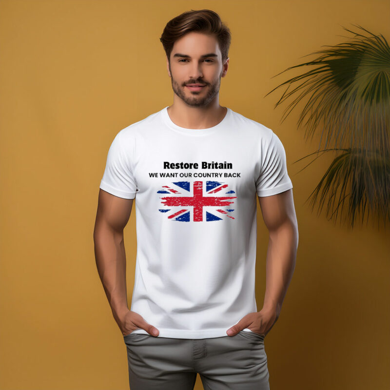 Restore Britain Union Jack T-Shirt