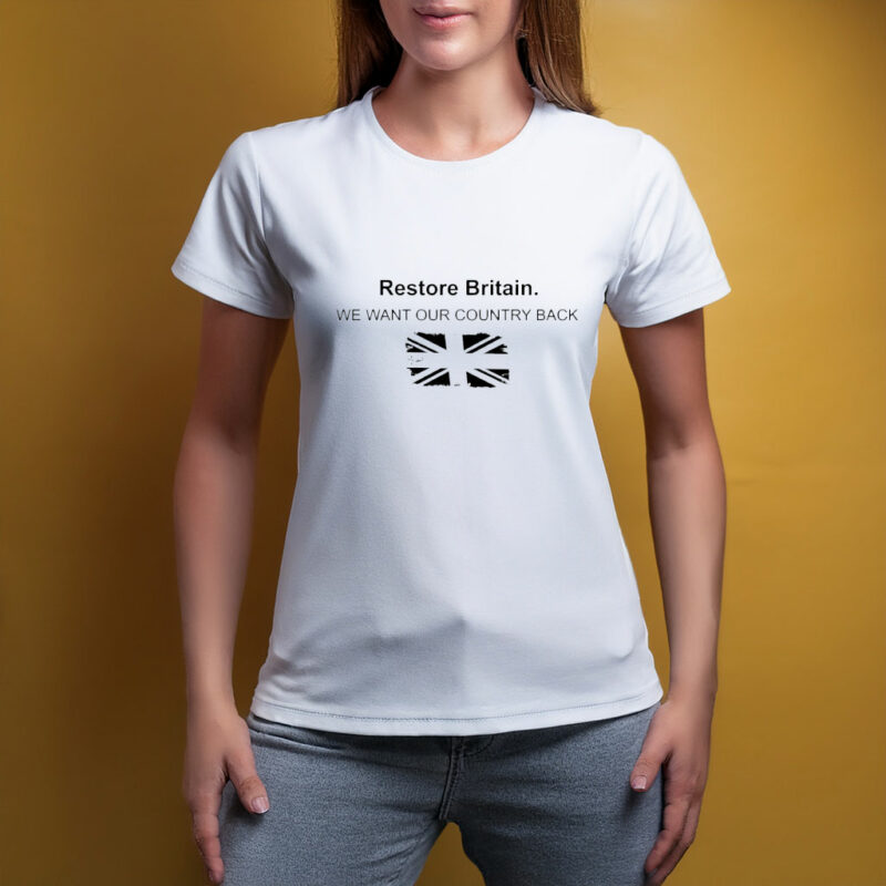 Restore Britain Union Jack T-Shirt