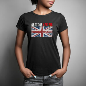 Restore Britain Vintage Flag T-Shirt