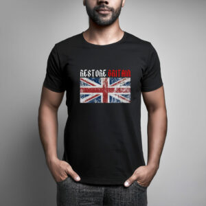 Restore Britain Vintage Flag T-Shirt