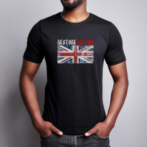 Restore Britain Vintage Flag T-Shirt