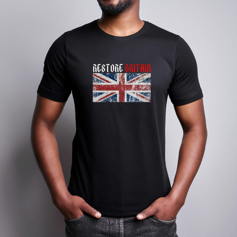 Restore Britain Vintage Flag T-Shirt